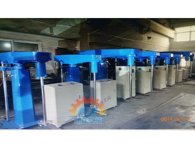 分散機完成，交付使用